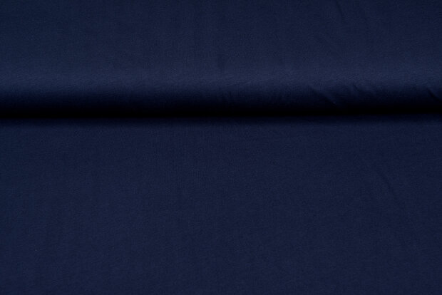 Viscose jersey donkerblauw