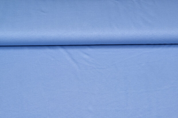 Viscose jersey licht metaalblauw