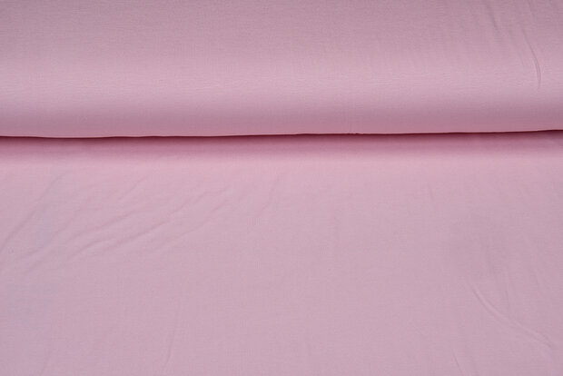 Viscose jersey lichtroze