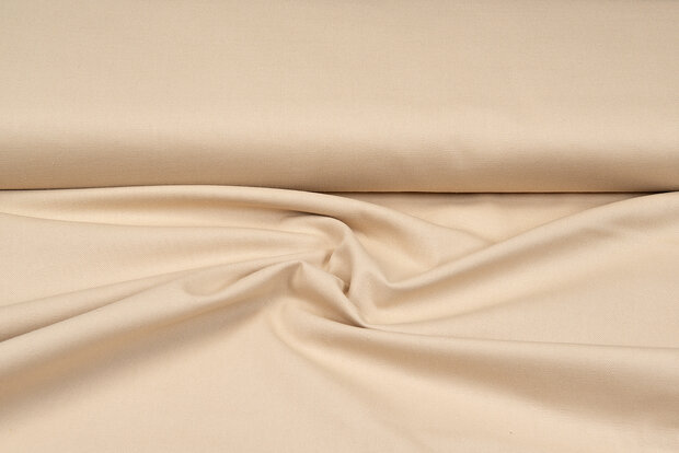 Canvas uni donkerbeige