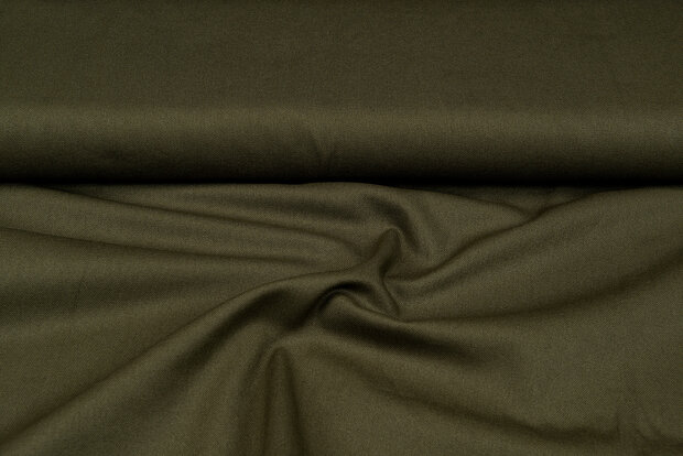 Canvas uni donkergroen