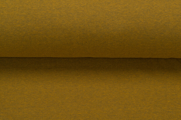 Sweat melee Black Yarn okergeel