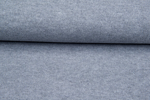 Walkloden hellgrau melange