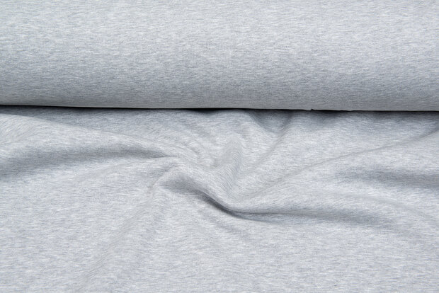 Sweat lichtgrijs melange