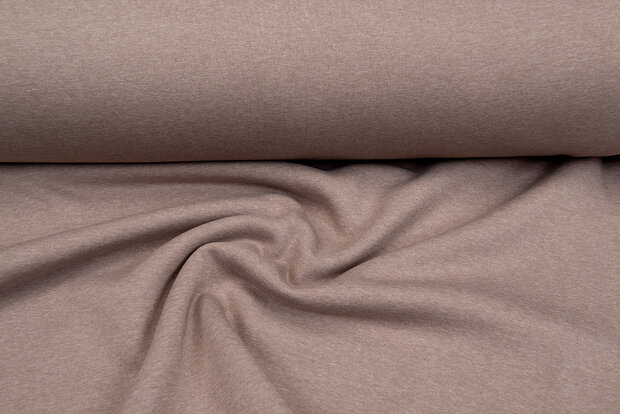 Sweat donkertaupe melange