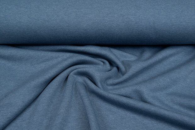 Sweat lichtpetrol-blauw melange