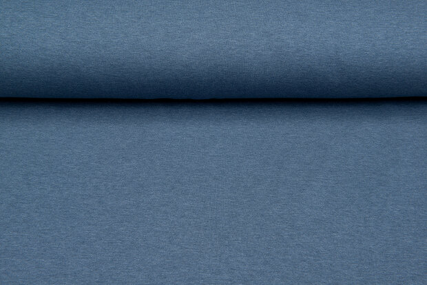 Sweat lichtpetrol-blauw melange