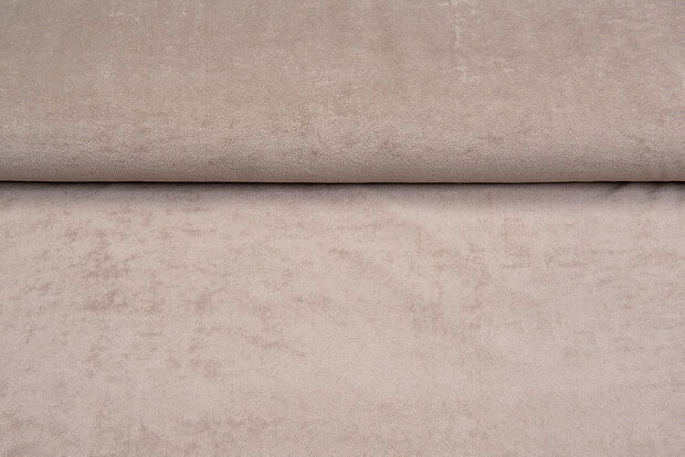 Badstof gebreid zand-taupe