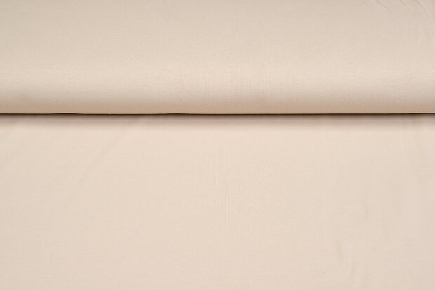 Basic Katoenen Tricot beige