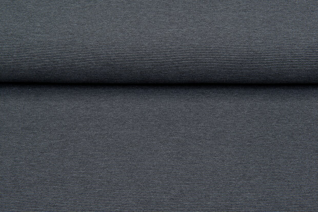 Ottoman Ripp Jersey dunkelgrau