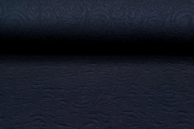 Gebreide Jacquard stof retro twill zwart