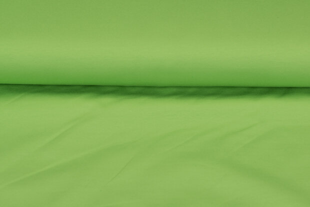 French Terry limegroen