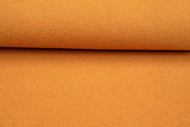 Walkloden donker okergeel