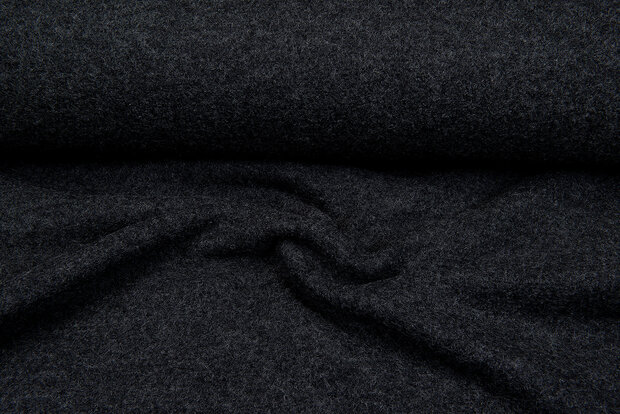 Walkloden antraciet melange