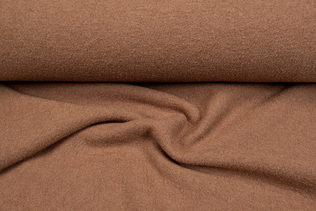 Walkloden lichtbruin-beige