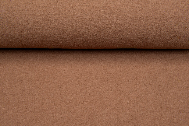 Walkloden lichtbruin-beige