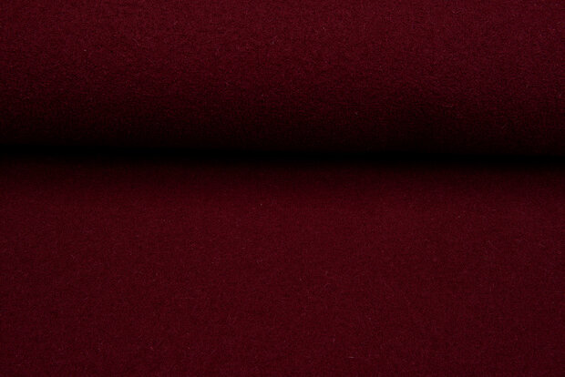 Walkloden donkerrood