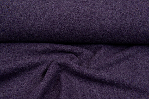 Walkloden paars melange