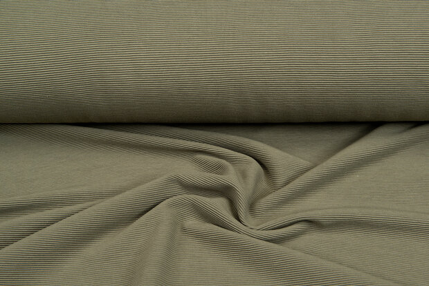 Ottoman Rib jersey pastelgroen