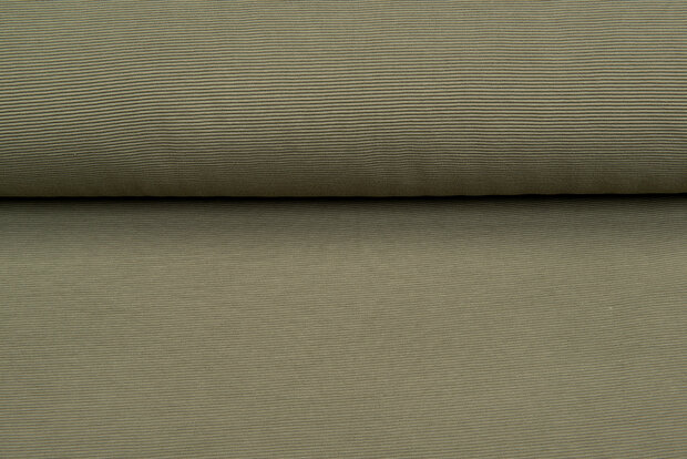 Ottoman Rib jersey pastelgroen
