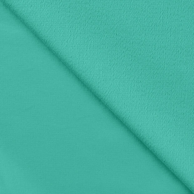 French terry licht emerald