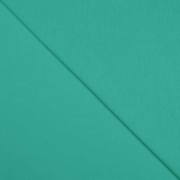 Katoenen tricot licht emerald