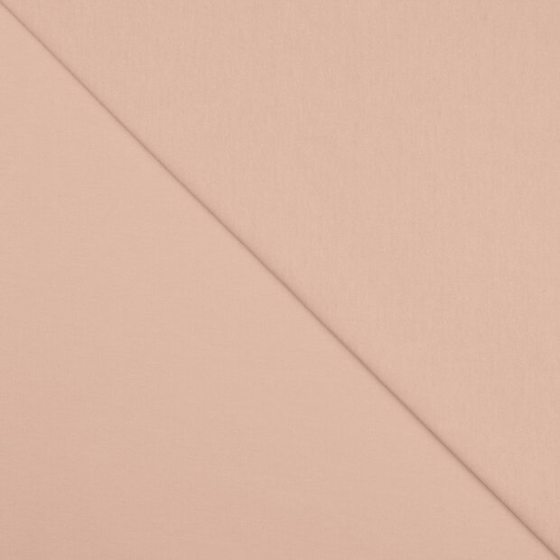 Katoenen tricot zand-beige