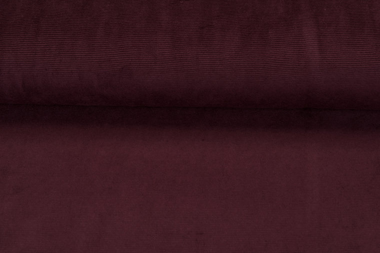 Rib jersey smal bordeaux