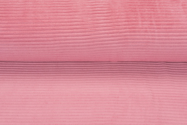 Rib jersey breed pastel roze
