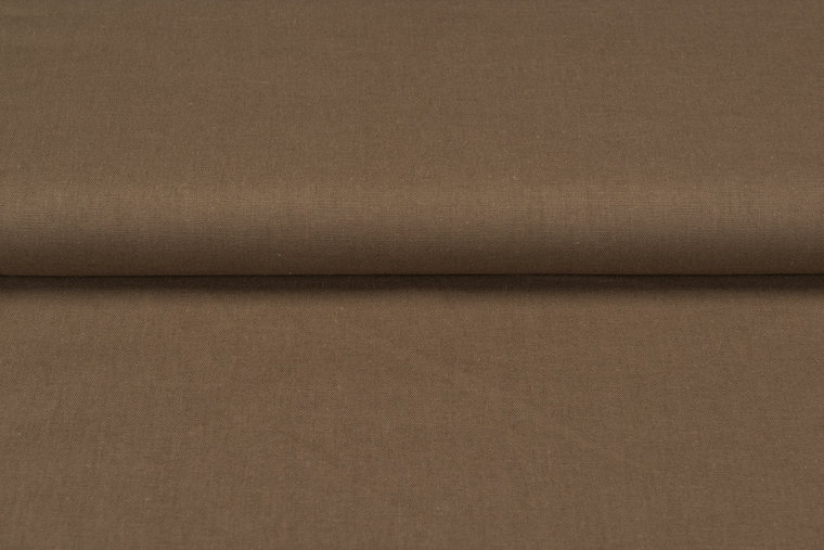 Viscose Linnen bruin