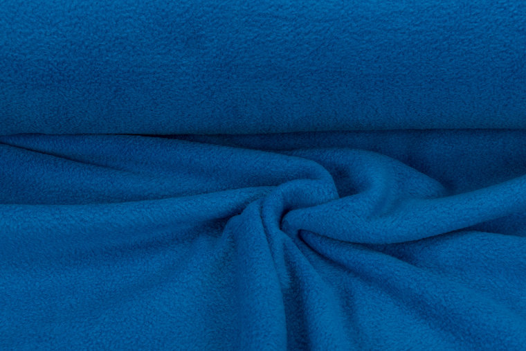 Micro Fleece anti-pilling middenblauw