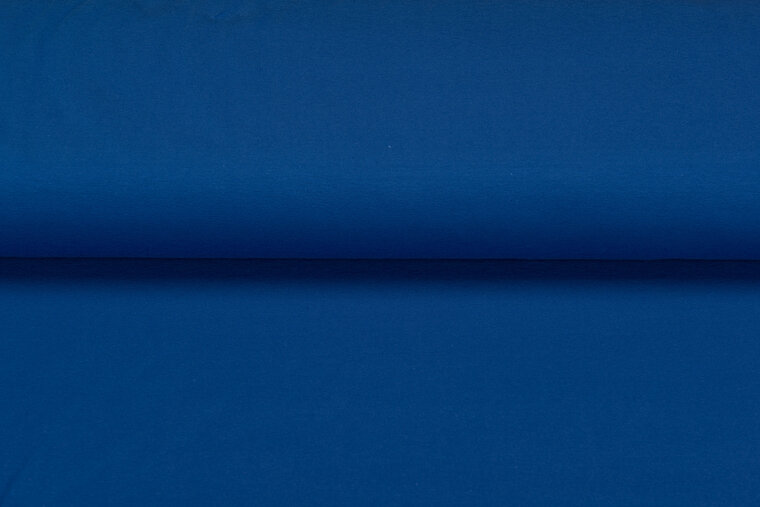 Katoenen Tricot kobaltblauw
