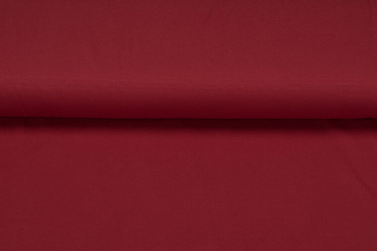 Katoenen Tricot donkerrood