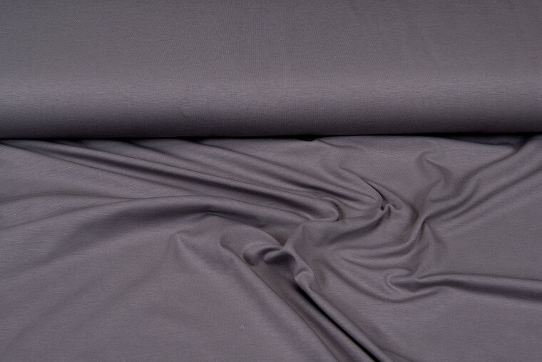 Viscose Jersey donker taupe