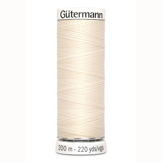 G&uuml;termann universeel naaigaren off-white