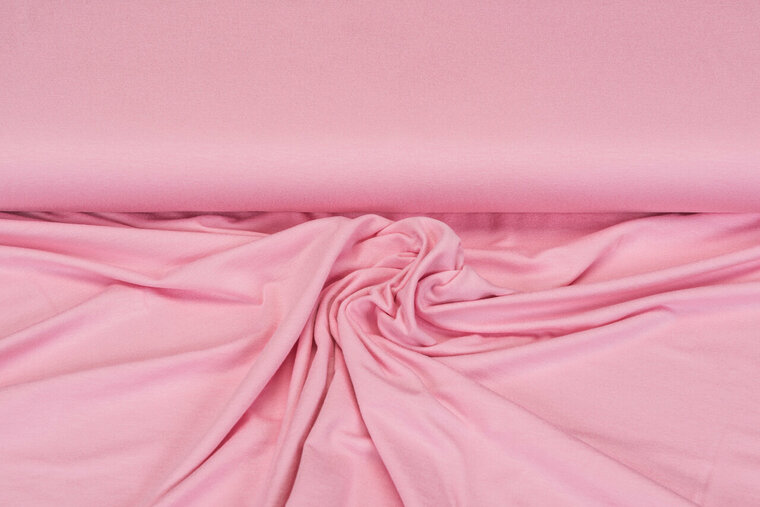 Viscose jersey lichtroze 2