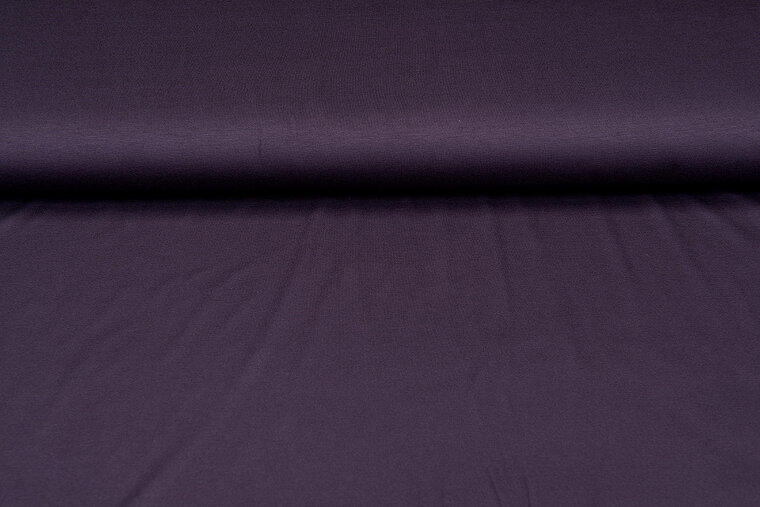 Viscose jersey donkerpaars