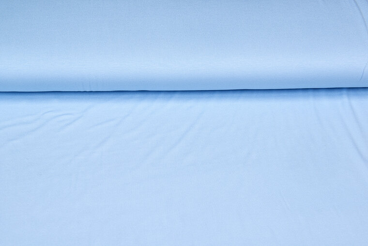 Viscose jersey lichtblauw
