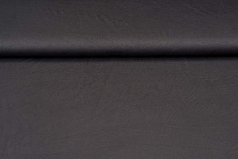 Viscose jersey donkergrijs-taupe