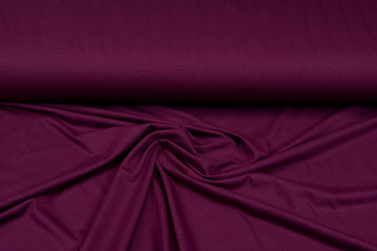 Viscose jersey aubergine