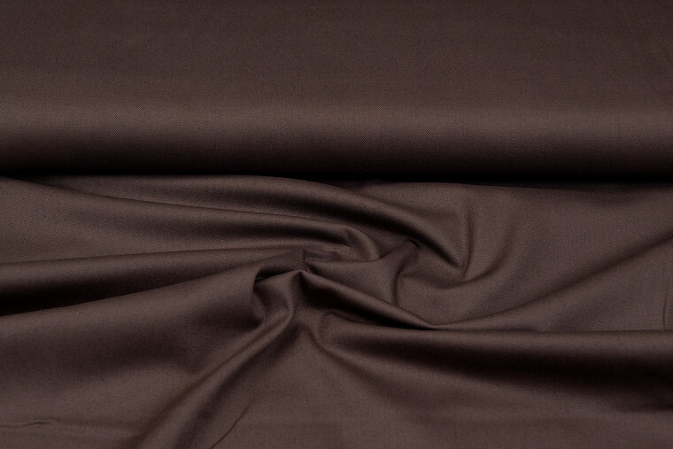Canvas uni donkerbruin