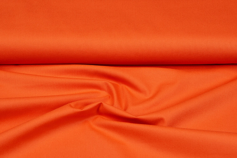 Canvas uni oranje
