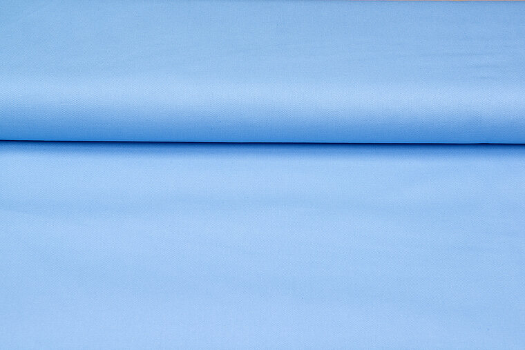 Canvas uni lichtblauw