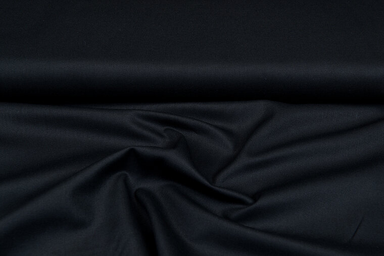 Canvas uni zwart