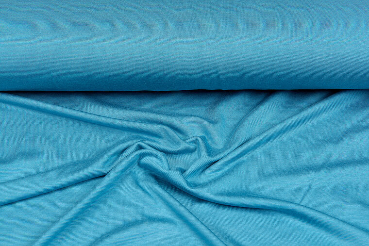 Gebreide stof aqua