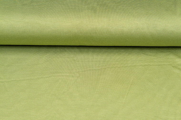 Gebreide stof grasgroen