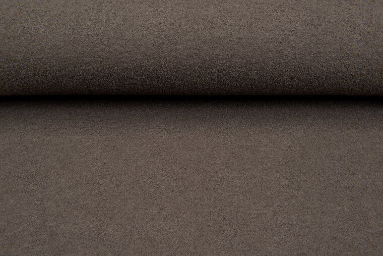 Walkloden lichtbruin-taupe