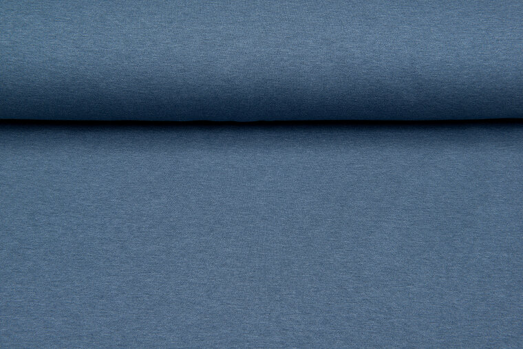 Sweat lichtpetrol-blauw melange