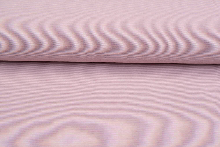 Ottoman Rib jersey oudroze