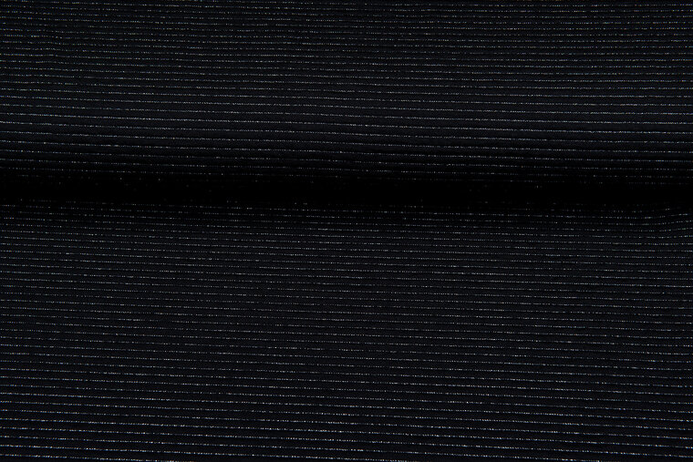 Viscose glitter stripes zwart